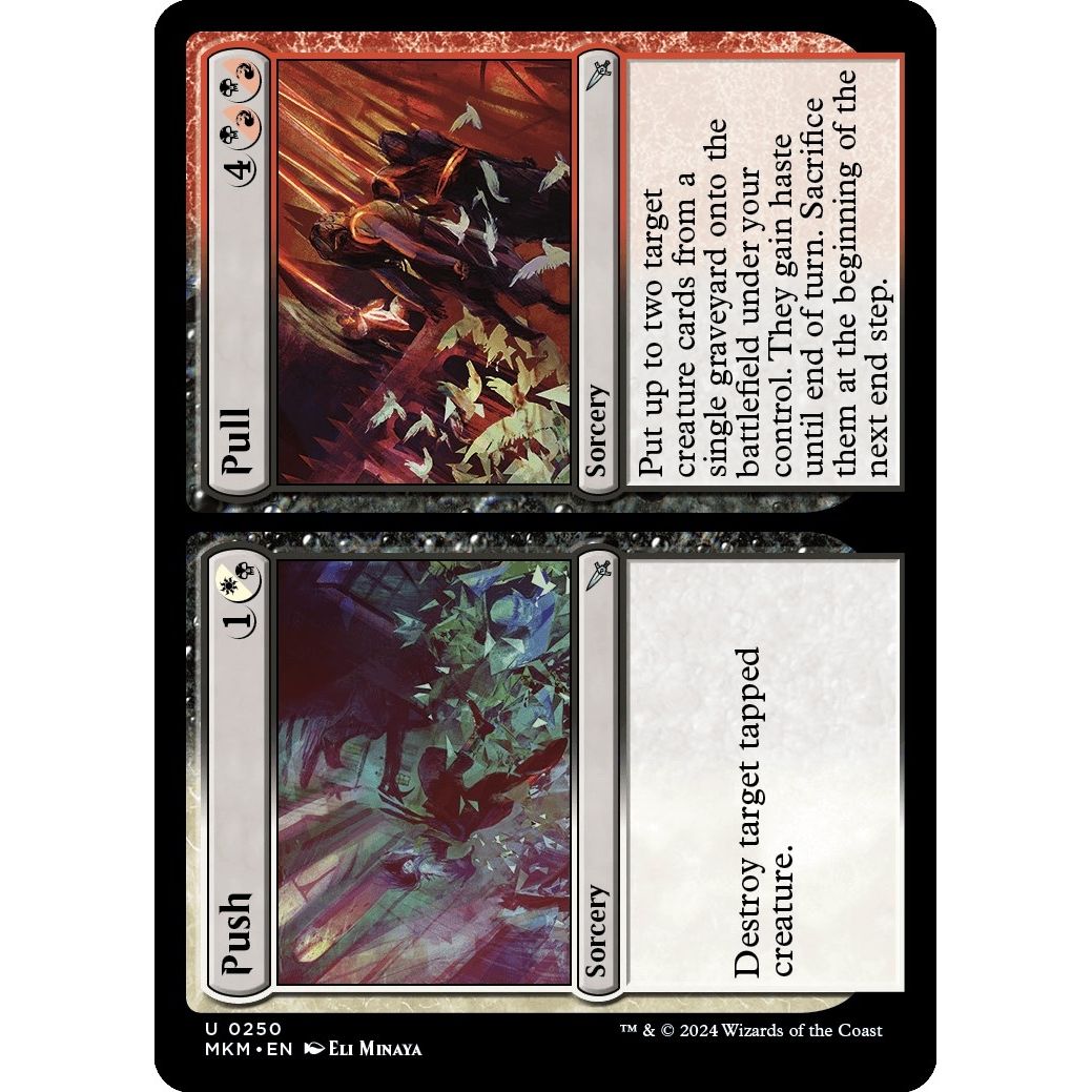 Image for Push // Pull (250) (MKM) - Magic: The Gathering