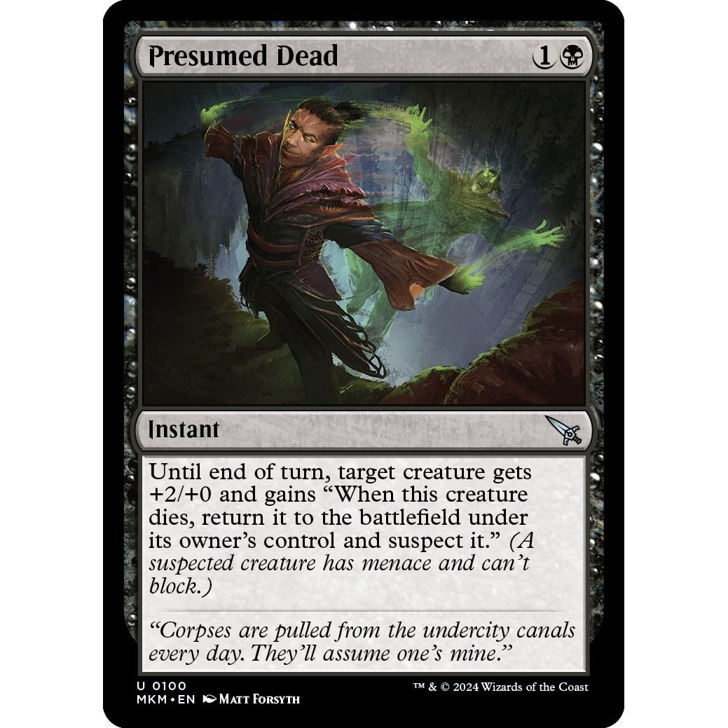 Image for Presumed Dead (100) (MKM) - Magic: The Gathering