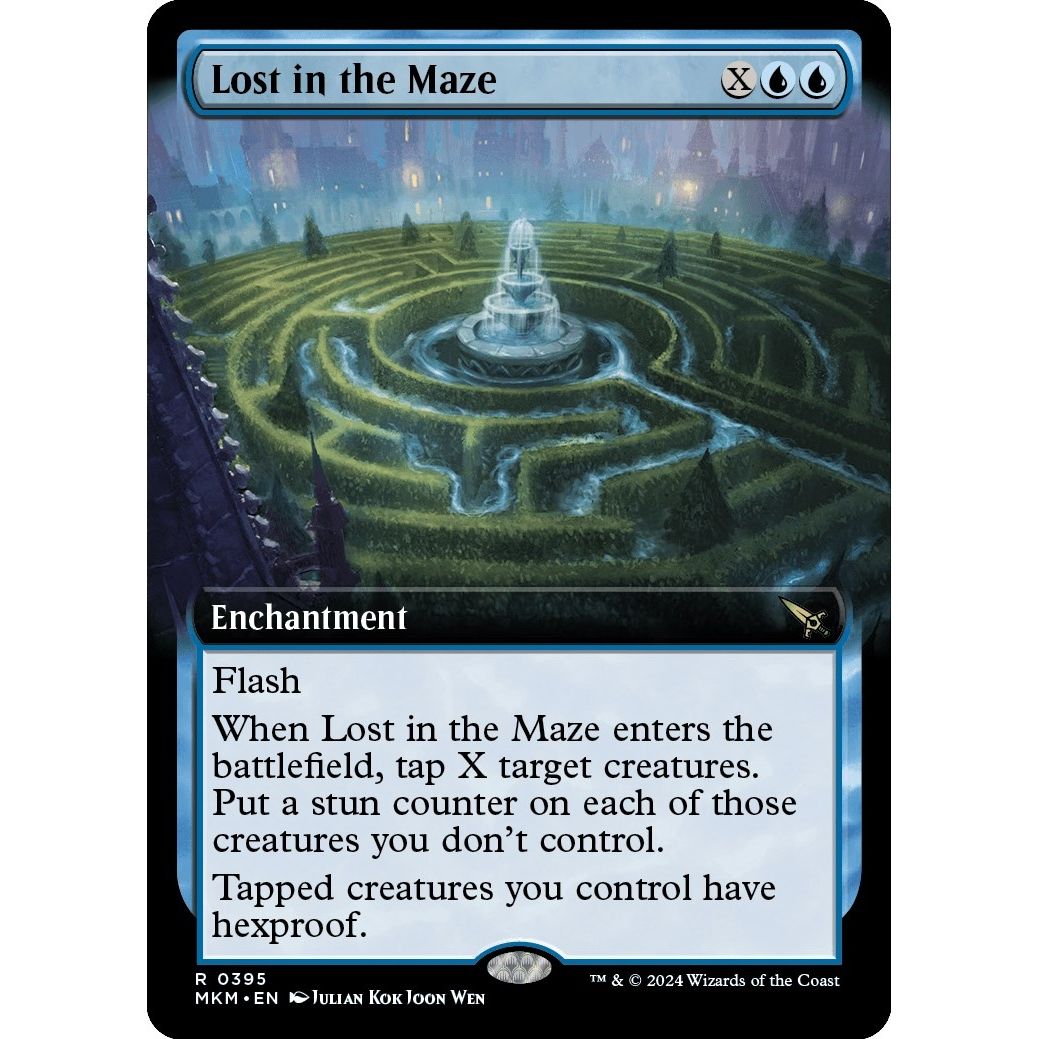 Image for Lost in the Maze (Extended Art) (395) (MKM) - Magic: The Gathering