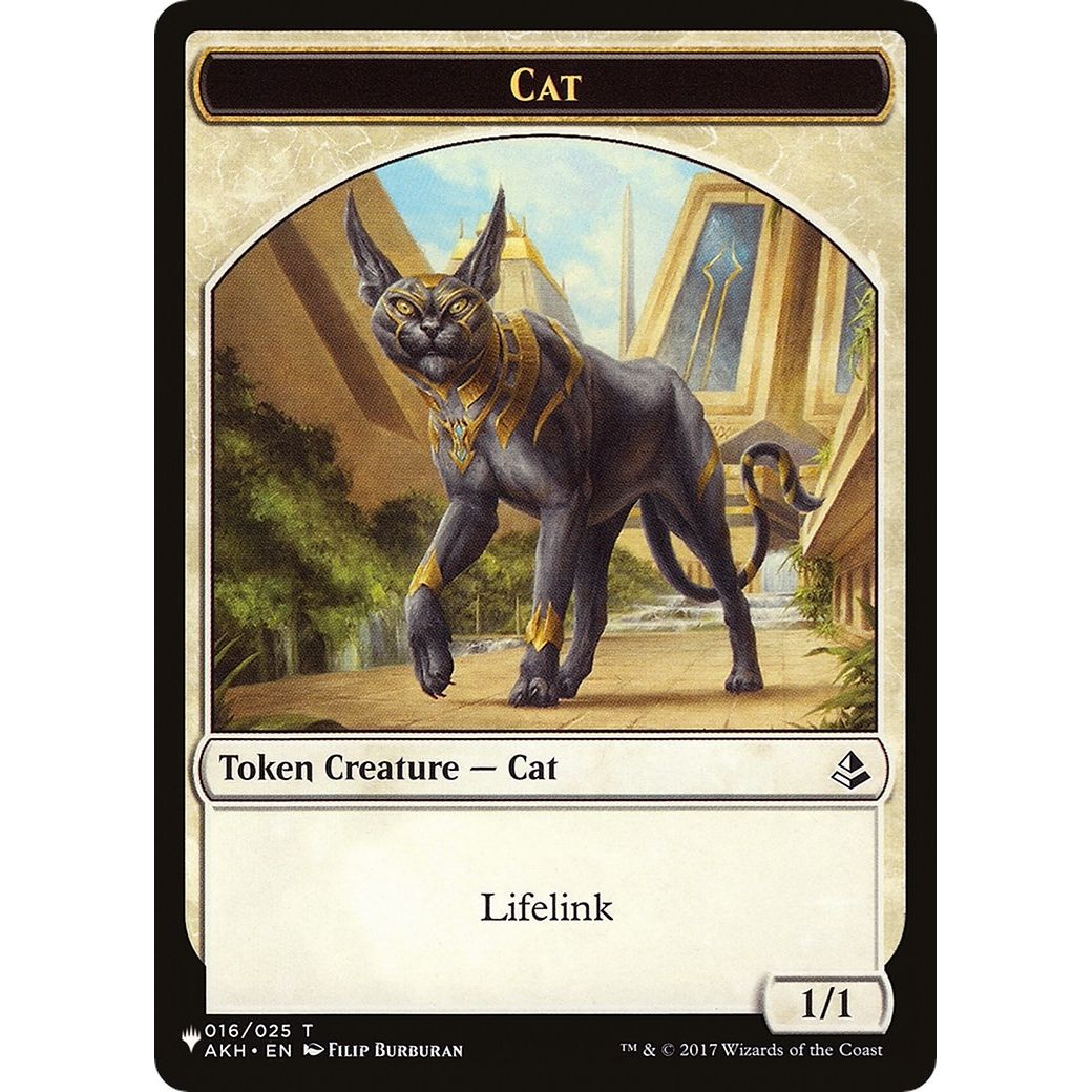 Image for Cat (016) // Dog Double-Sided Token (16 // 10) (LIST) - Magic: The Gathering