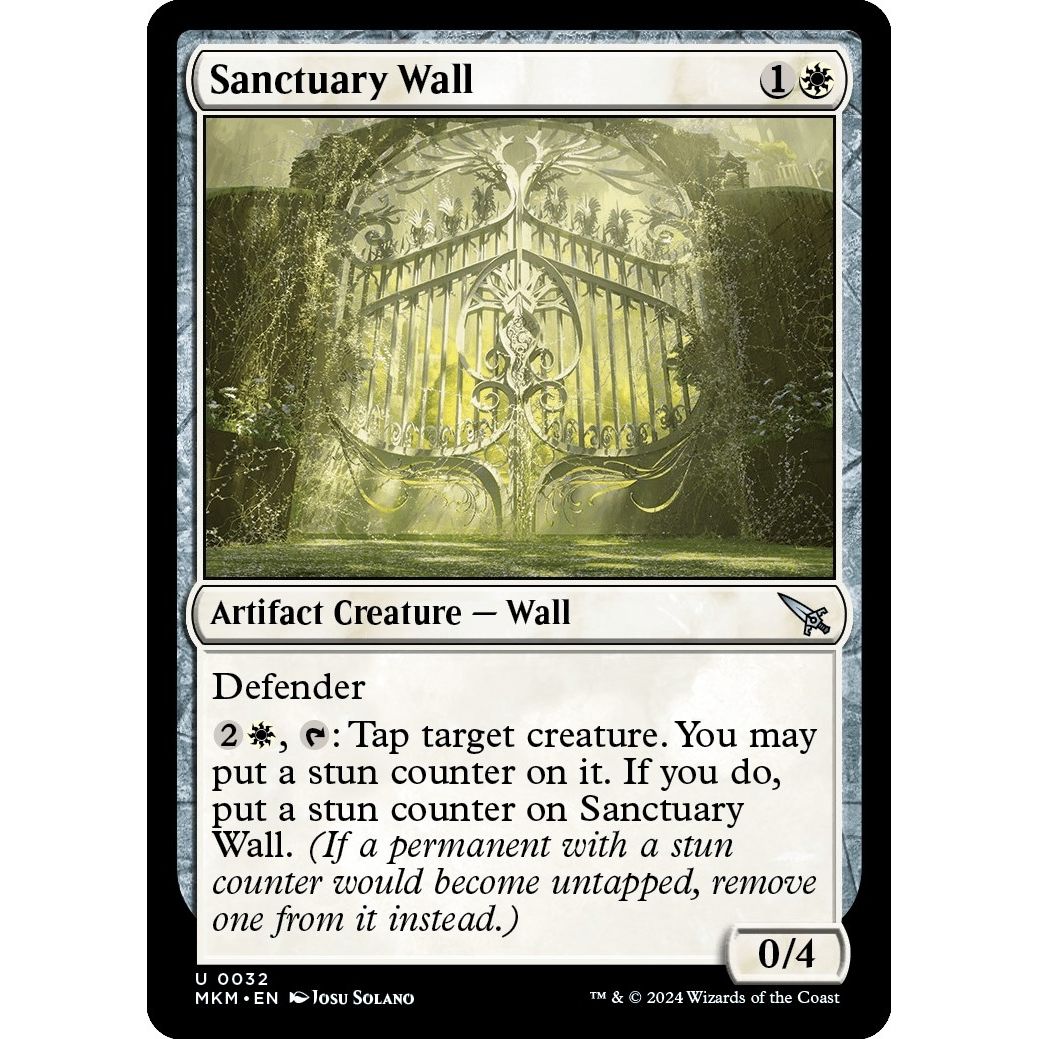 Image for Sanctuary Wall (32) (MKM) - Magic: The Gathering