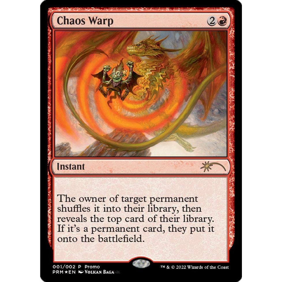 Image for Chaos Warp (1) (WPN) - Magic: The Gathering