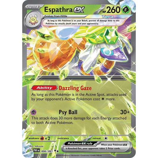 Image for Espathra ex (006/091) (PAF) - Pokemon