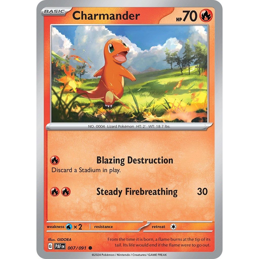 Image for Charmander (007/091) (PAF) - Pokemon