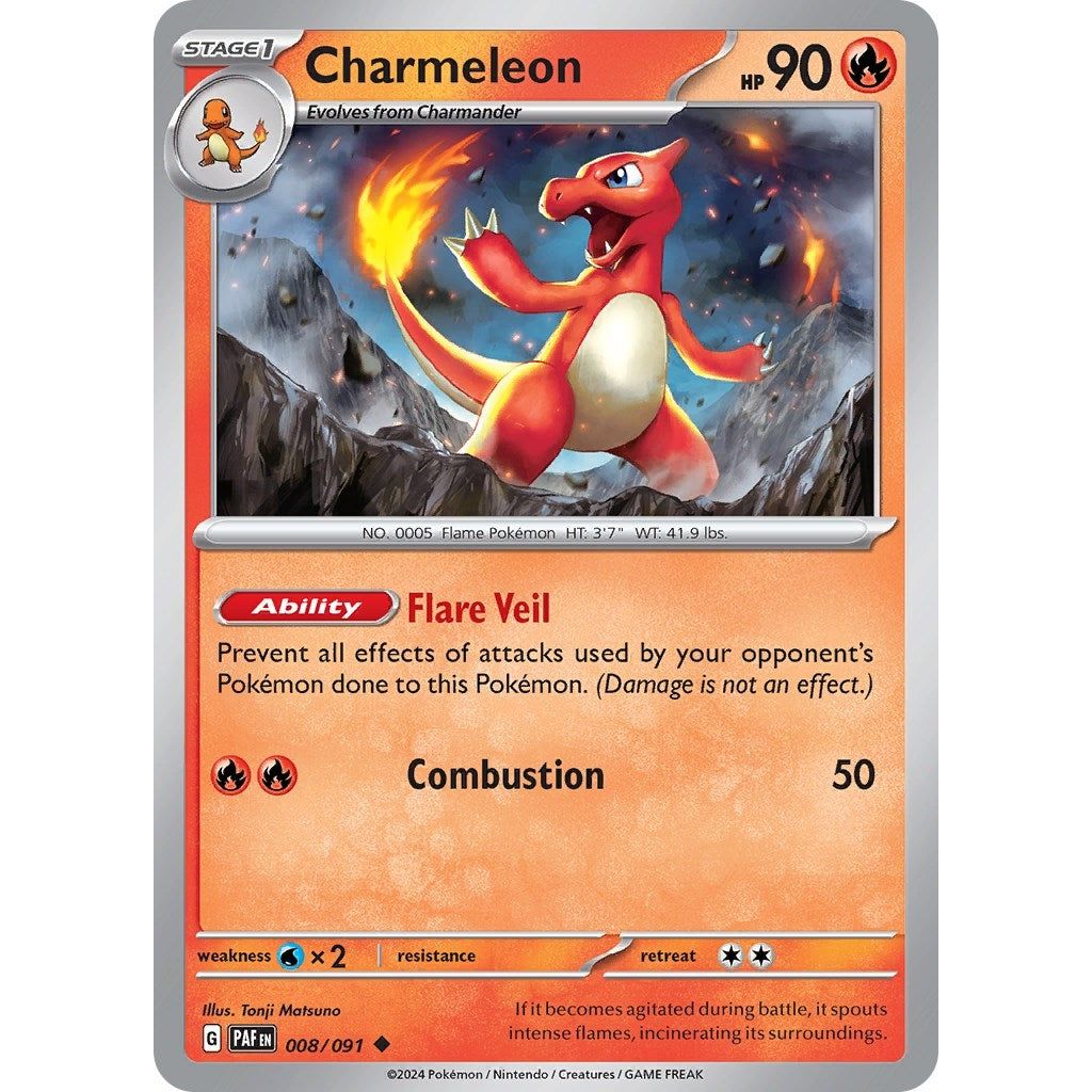 Image for Charmeleon (008/091) (PAF) - Pokemon