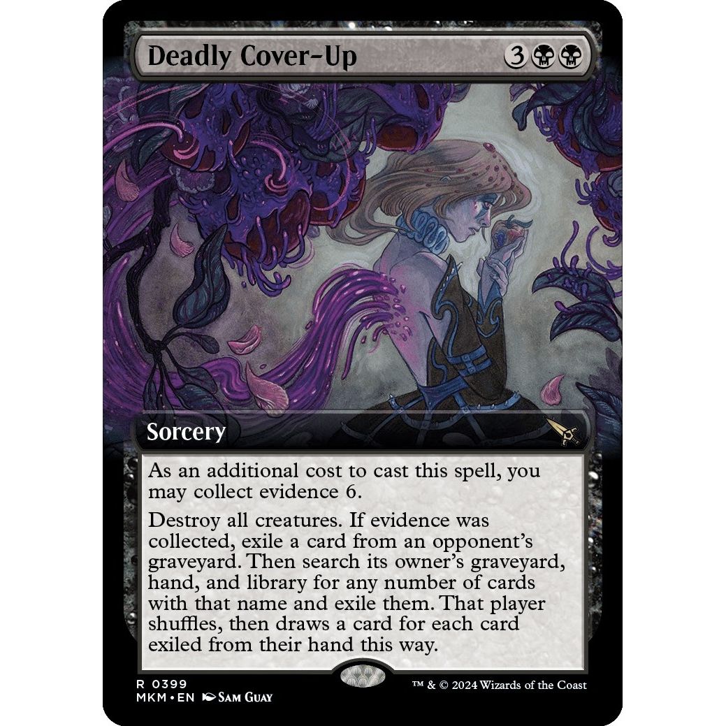 Image for Deadly Cover-Up (Extended Art) (399) (MKM) - Magic: The Gathering