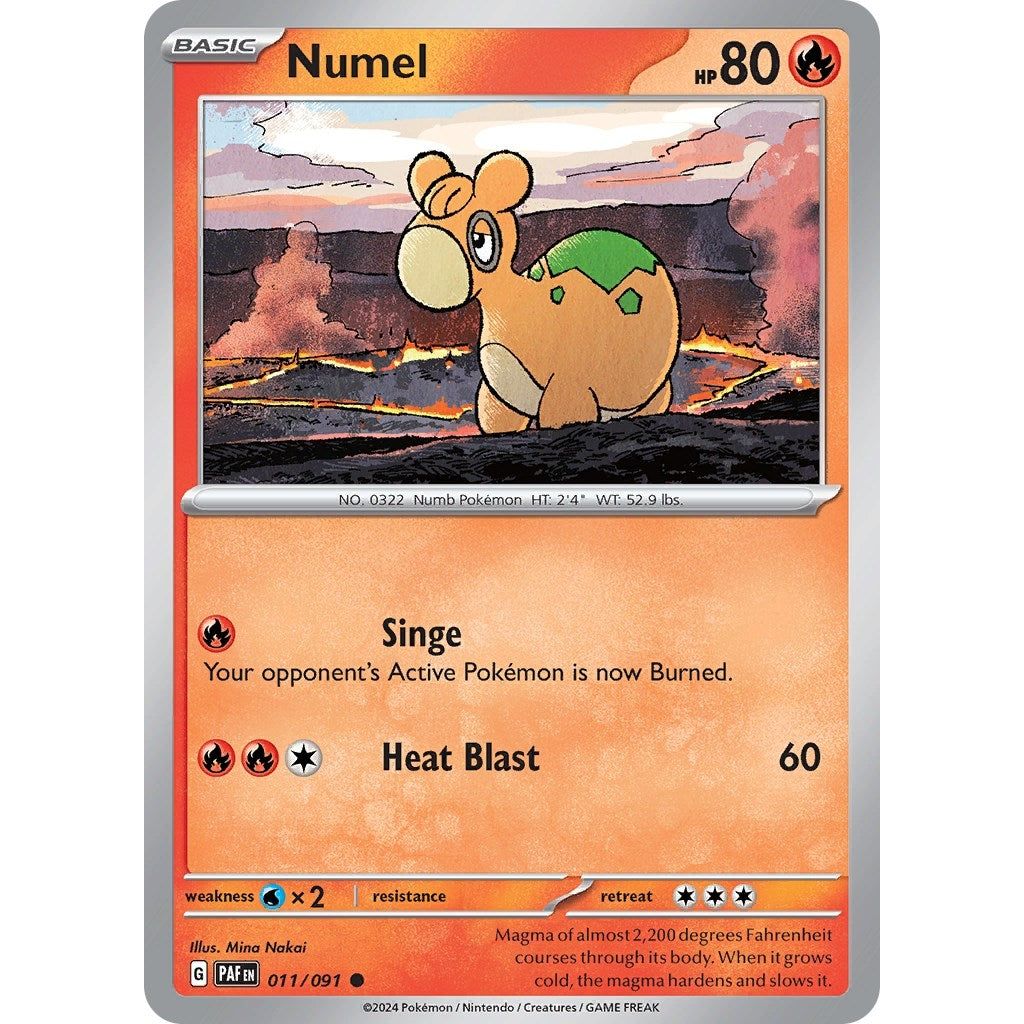Image for Numel (011/091) (PAF) - Pokemon