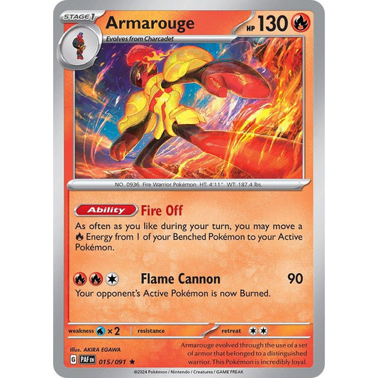Image for Armarouge (015/091) (PAF) - Pokemon