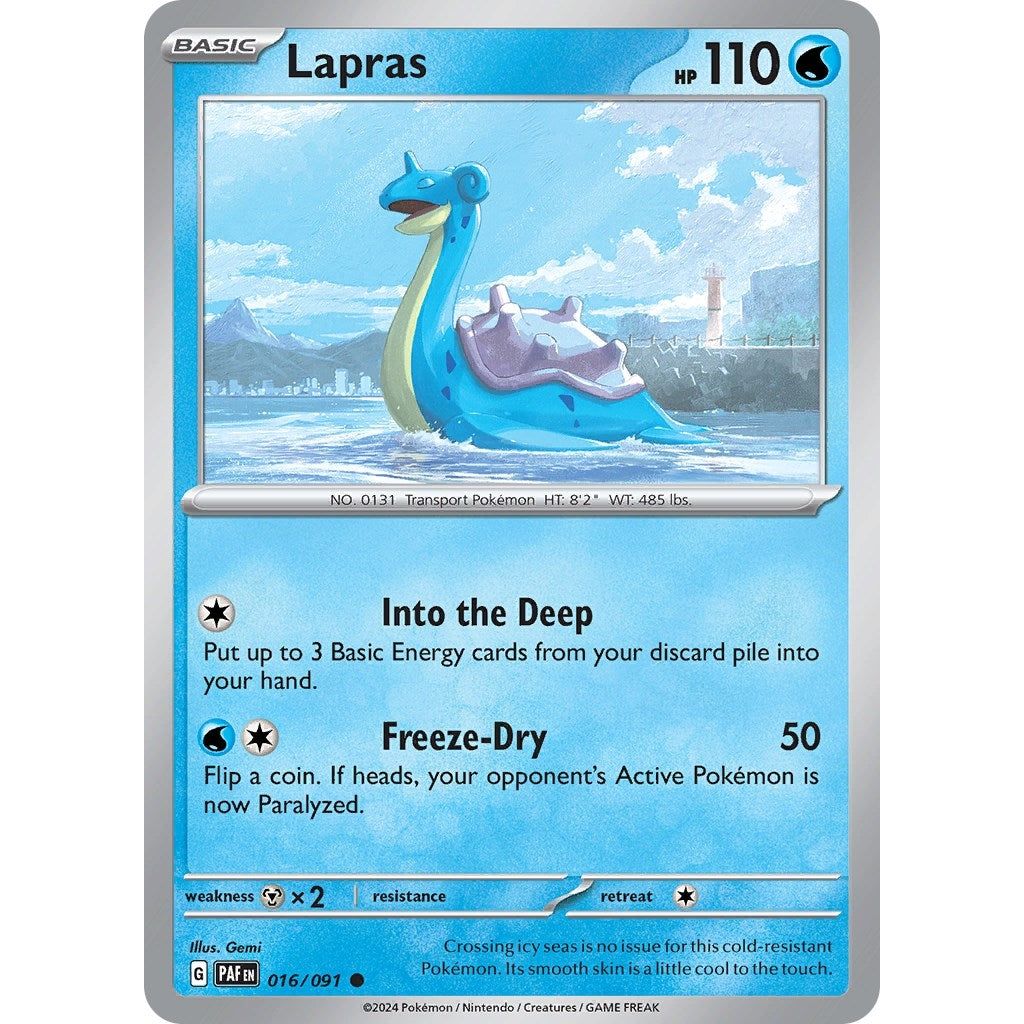 Image for Lapras (016/091) (PAF) - Pokemon