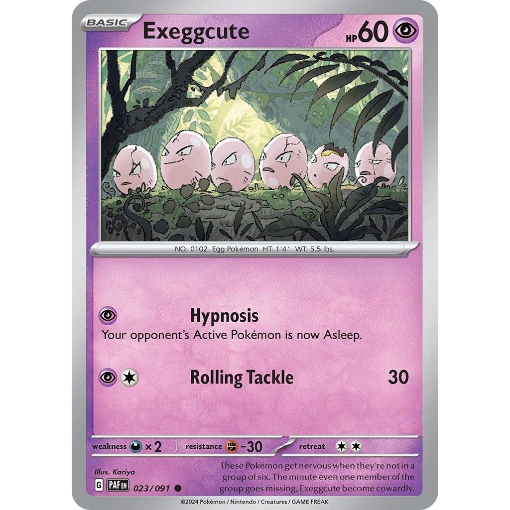 Image for Exeggcute (023/091) (PAF) - Pokemon
