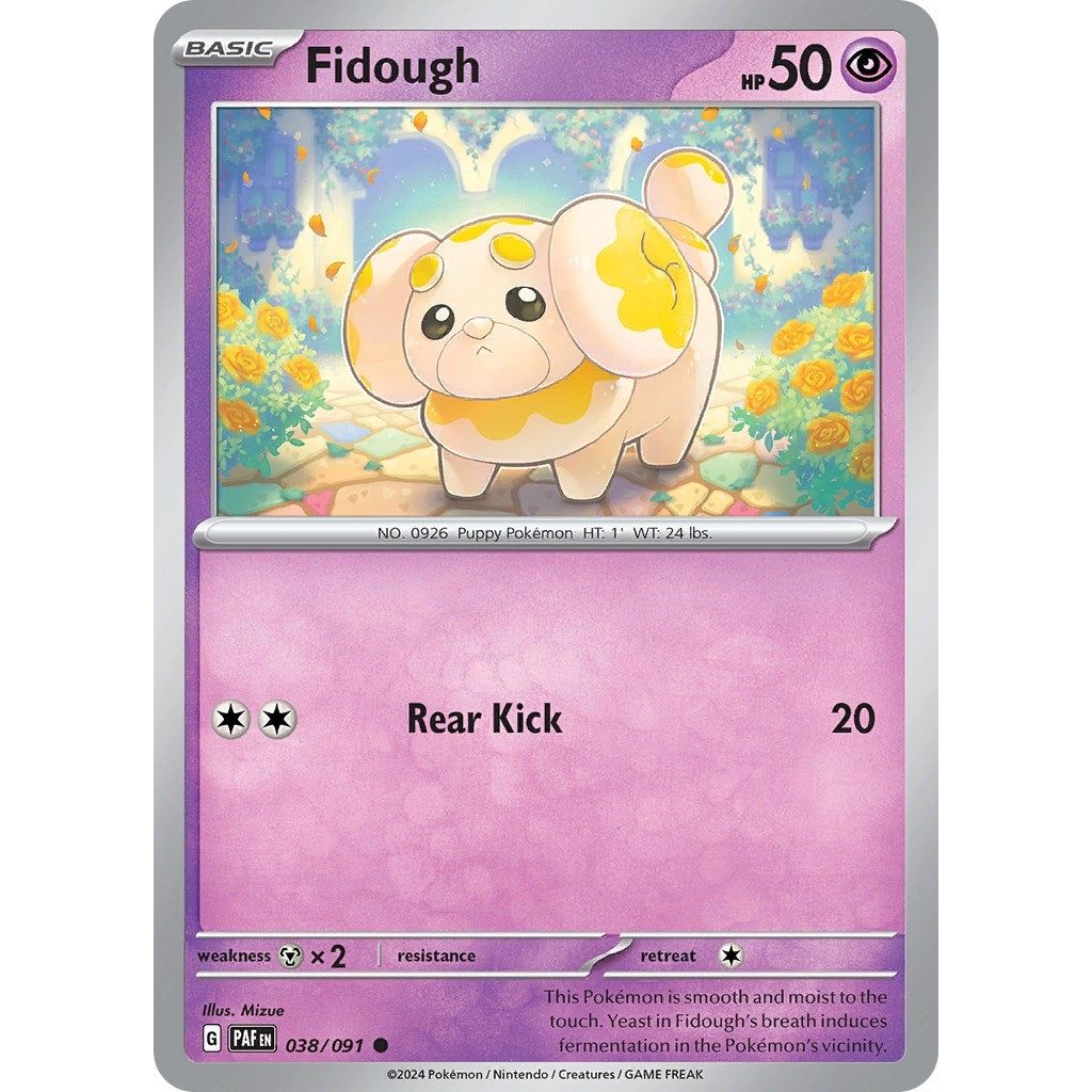 Image for Fidough (038/091) (PAF) - Pokemon
