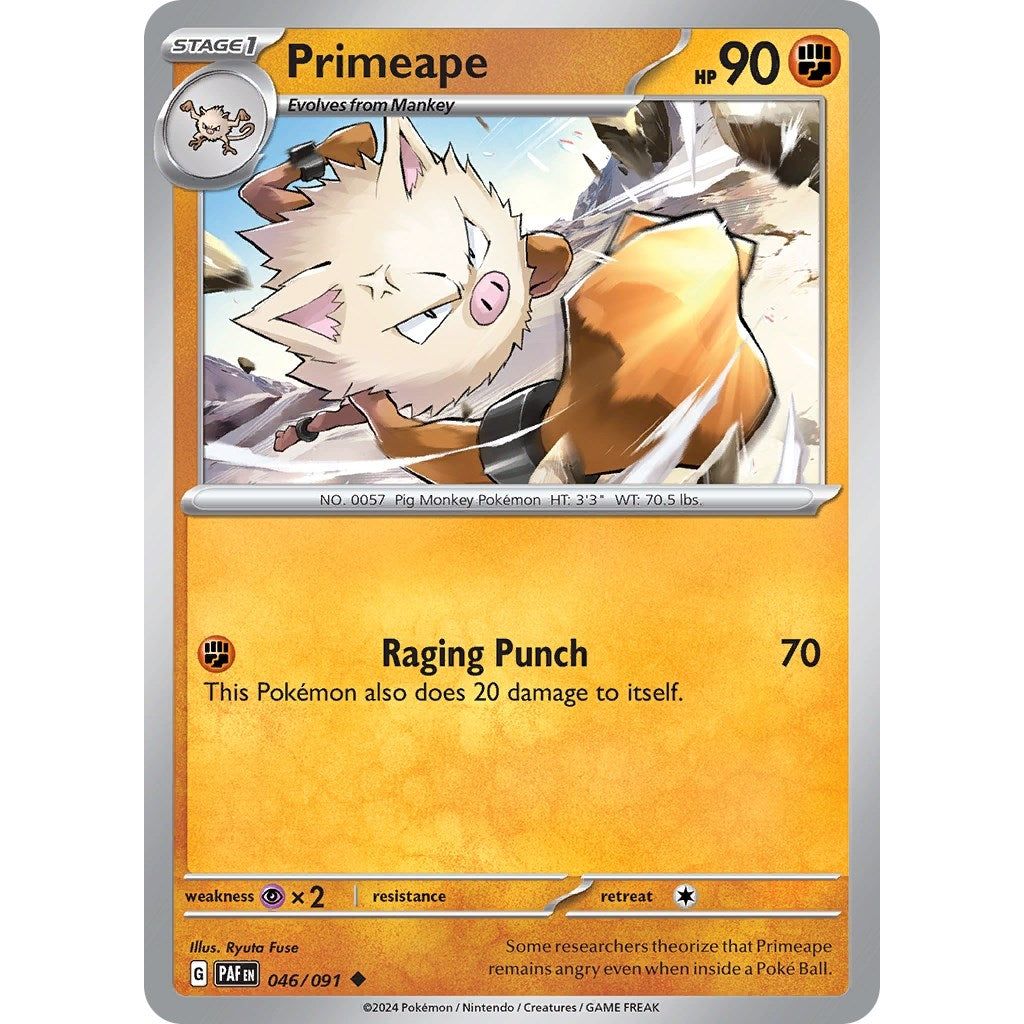 Image for Primeape (046/091) (PAF) - Pokemon