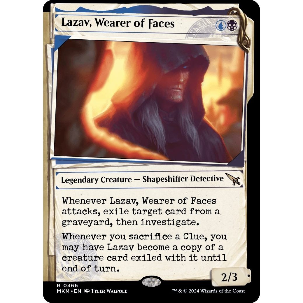 Image for Lazav, Wearer of Faces (Showcase) (0366) (366) (MKM) - Magic: The Gathering