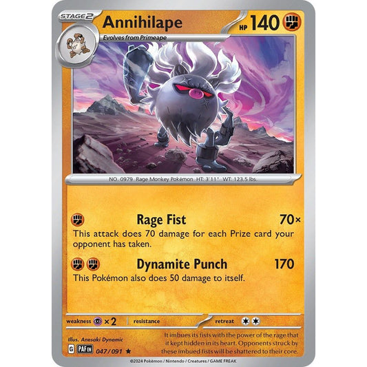 Image for Annihilape (047/091) (PAF) - Pokemon