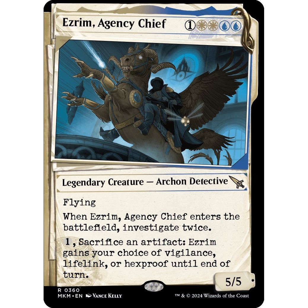 Image for Ezrim, Agency Chief (Showcase) (360) (MKM) - Magic: The Gathering