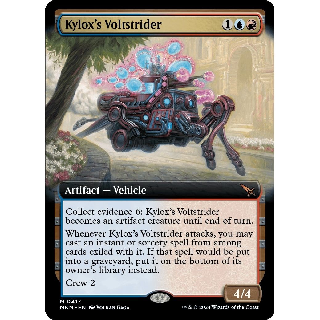 Image for Kylox's Voltstrider (Extended Art) (417) (MKM) - Magic: The Gathering