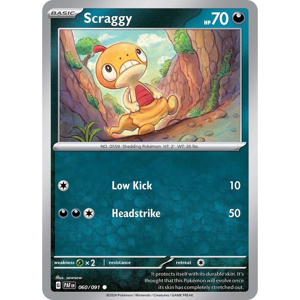 Image for Scraggy (060/091) (PAF) - Pokemon