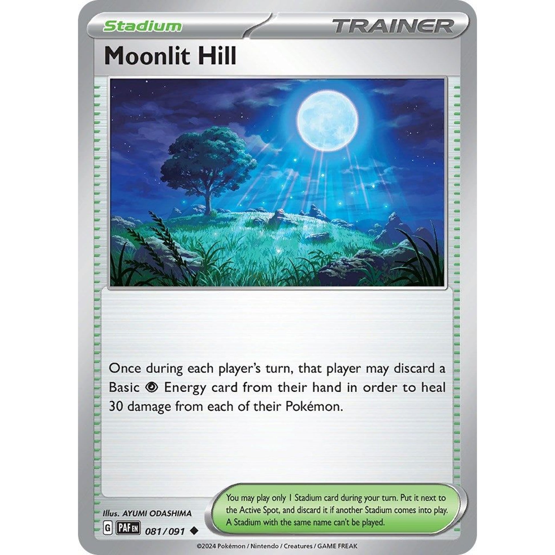 Image for Moonlit Hill (081/091) (PAF) - Pokemon
