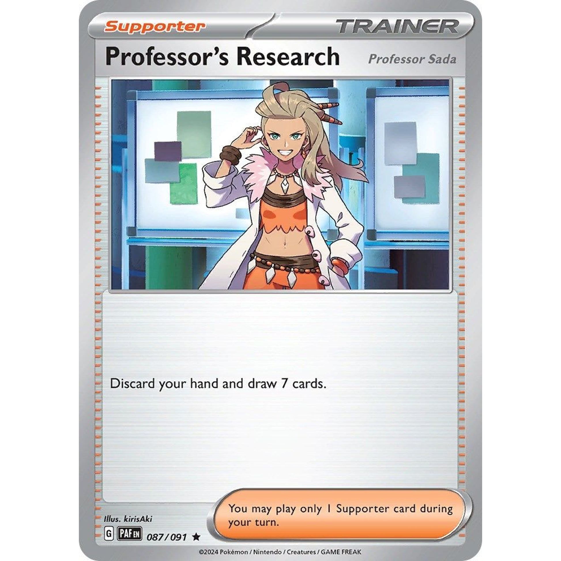 Image for Professor's Research (087/091) (PAF) - Pokemon