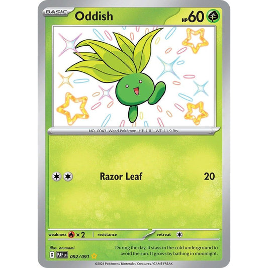Image for Oddish (092/091) (PAF) - Pokemon