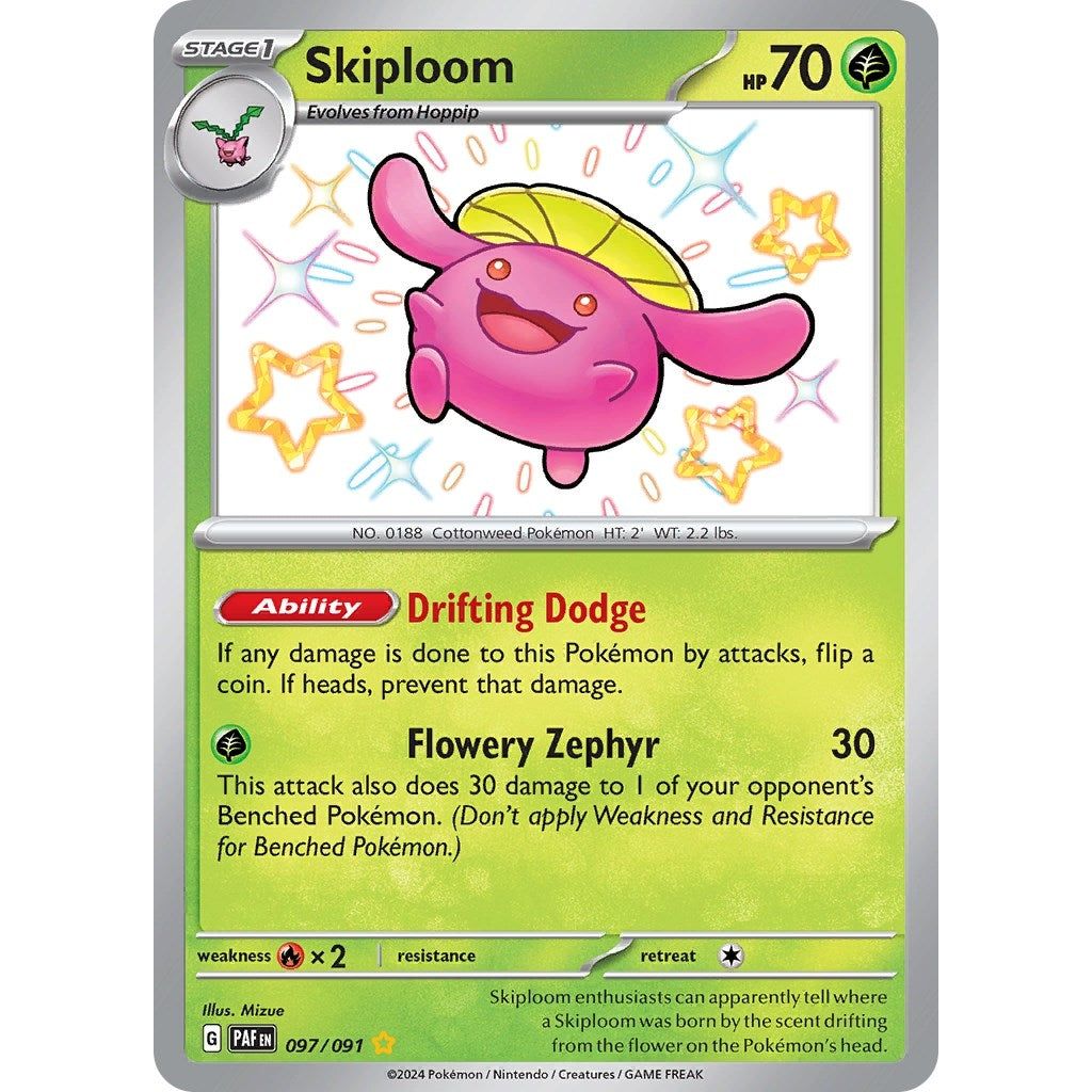 Image for Skiploom (097/091) (PAF) - Pokemon