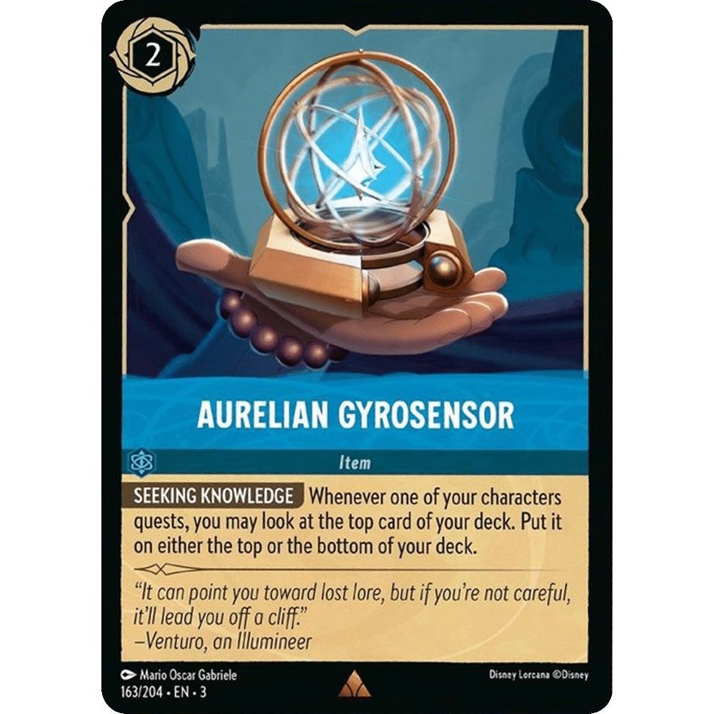 Image for Aurelian Gyrosensor (163/204) (3) - Disney Lorcana