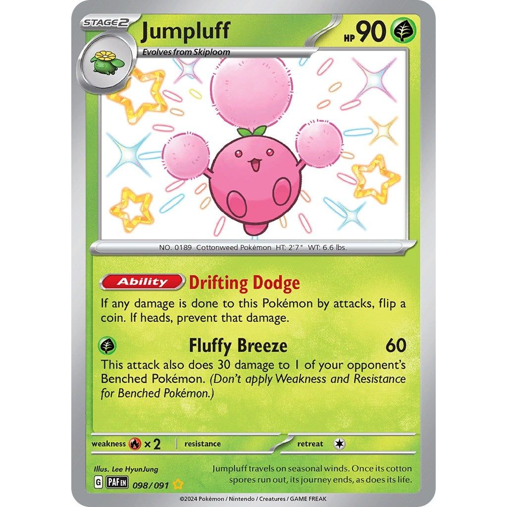 Image for Jumpluff (098/091) (PAF) - Pokemon