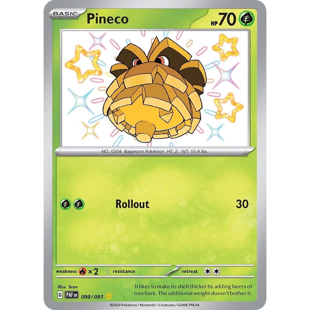 Image for Pineco (099/091) (PAF) - Pokemon