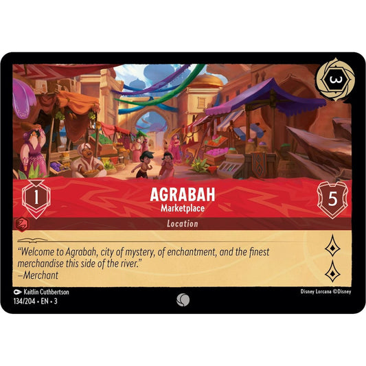 Image for Agrabah - Marketplace (134/204) (3) - Disney Lorcana