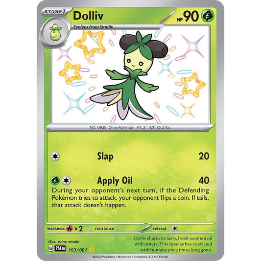 Image for Dolliv (103/091) (PAF) - Pokemon