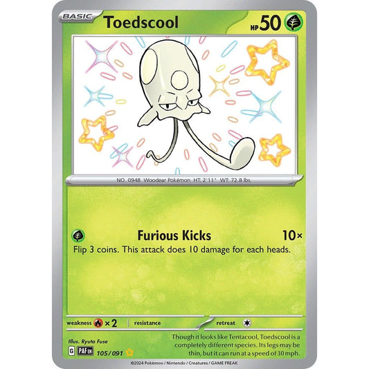 Image for Toedscool (105/091) (PAF) - Pokemon