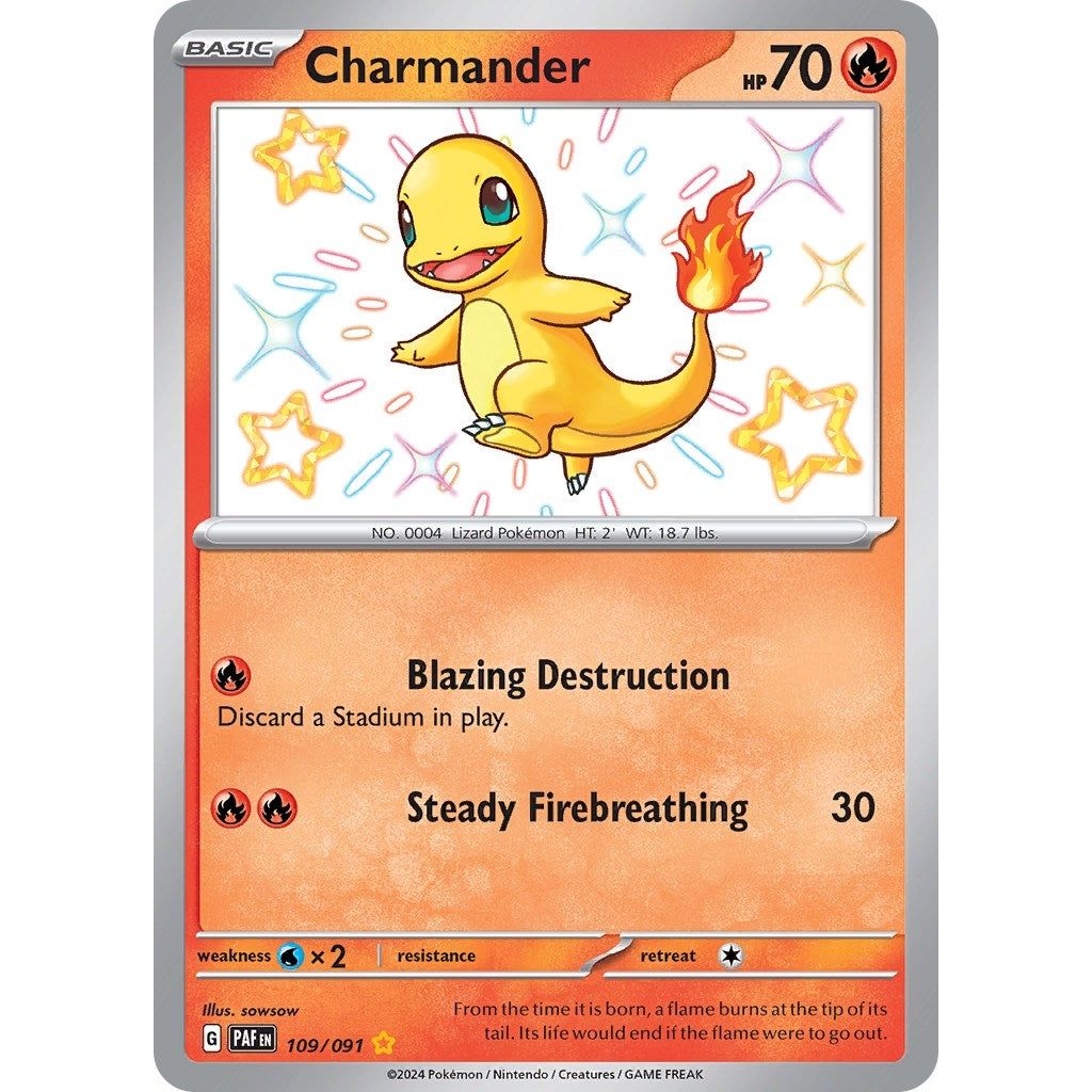 Image for Charmander (109/091) (PAF) - Pokemon
