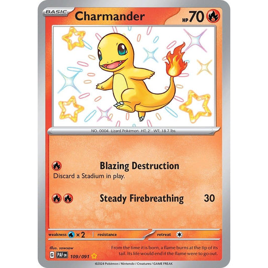 Image for Charmander (109/091) (PAF) - Pokemon