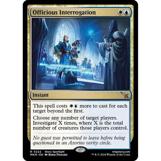 Image for Officious Interrogation (222) (MKM) - Magic: The Gathering