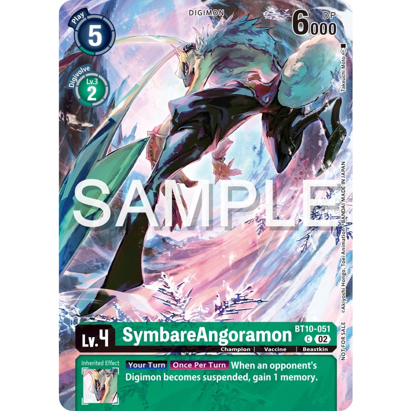 Image for SymbareAngoramon (Digimon Illustration Competition Pack 2023) (BT10-051 C) (BT10) - Digimon Card Game