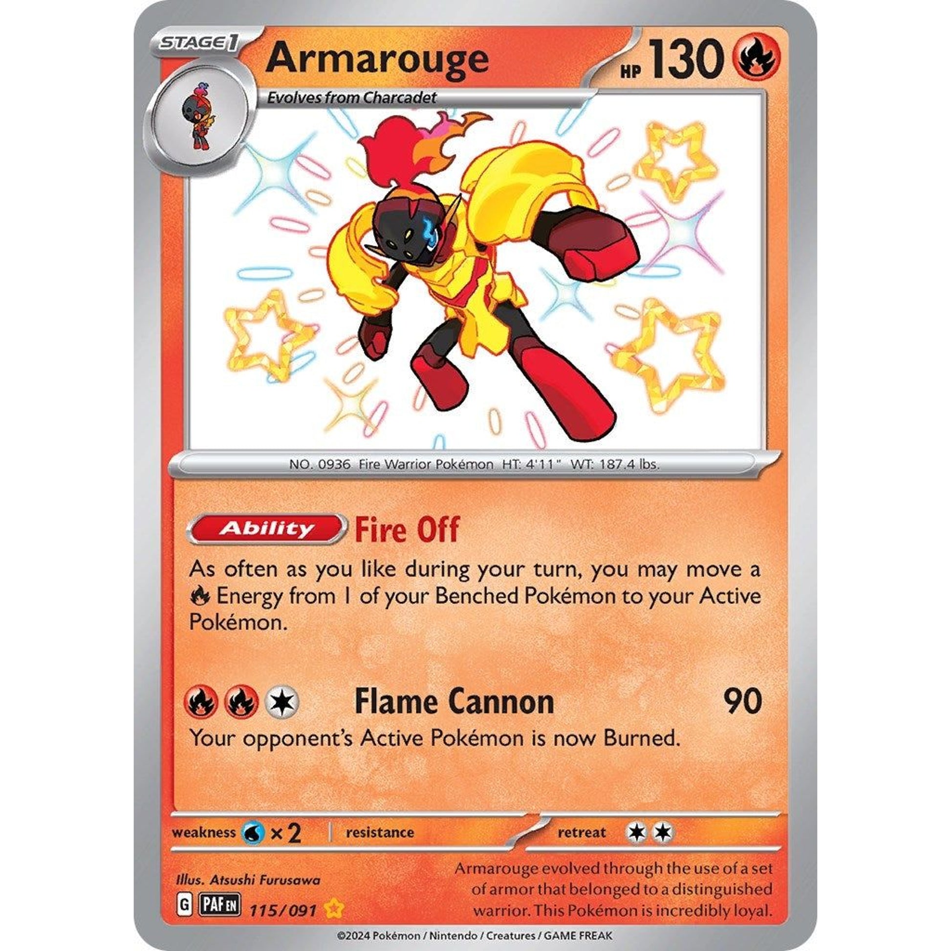 Image for Armarouge (115/091) (PAF) - Pokemon