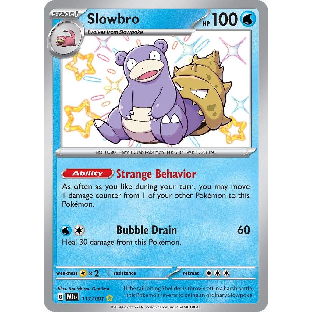 Image for Slowbro (117/091) (PAF) - Pokemon