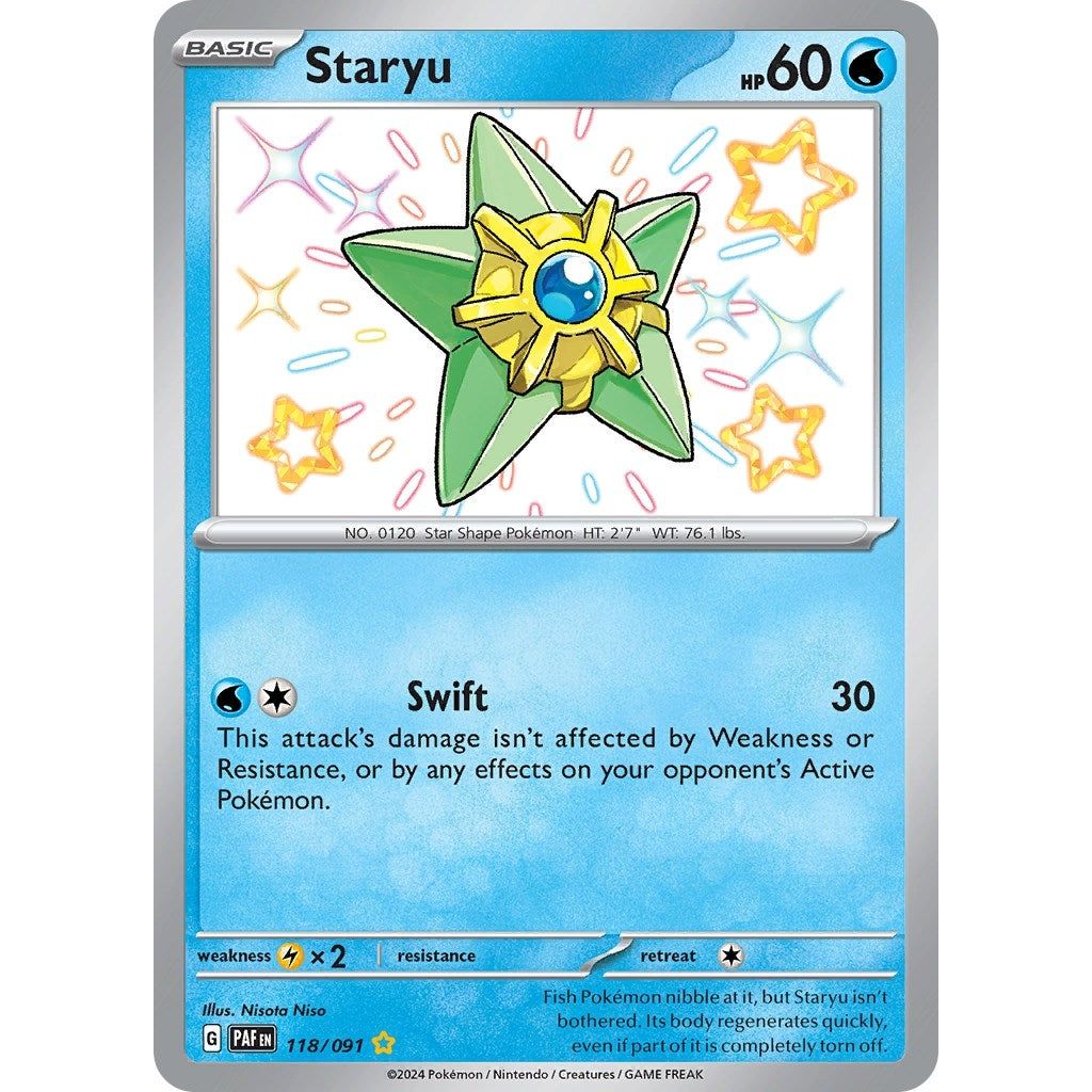 Image for Staryu (118/091) (PAF) - Pokemon