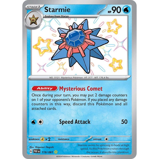 Image for Starmie (119/091) (PAF) - Pokemon