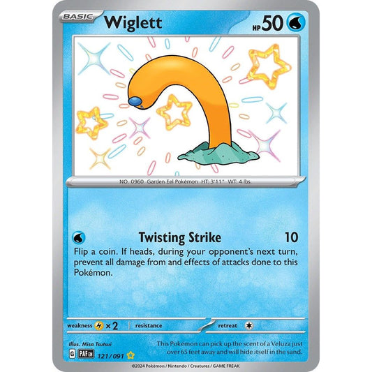 Image for Wiglett (121/091) (PAF) - Pokemon