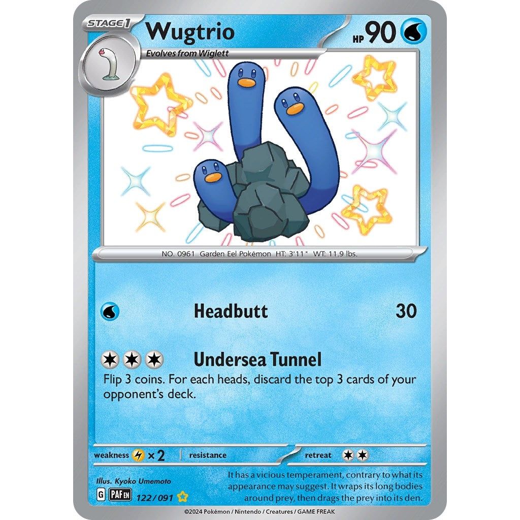 Image for Wugtrio (122/091) (PAF) - Pokemon