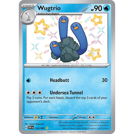 Image for Wugtrio (122/091) (PAF) - Pokemon