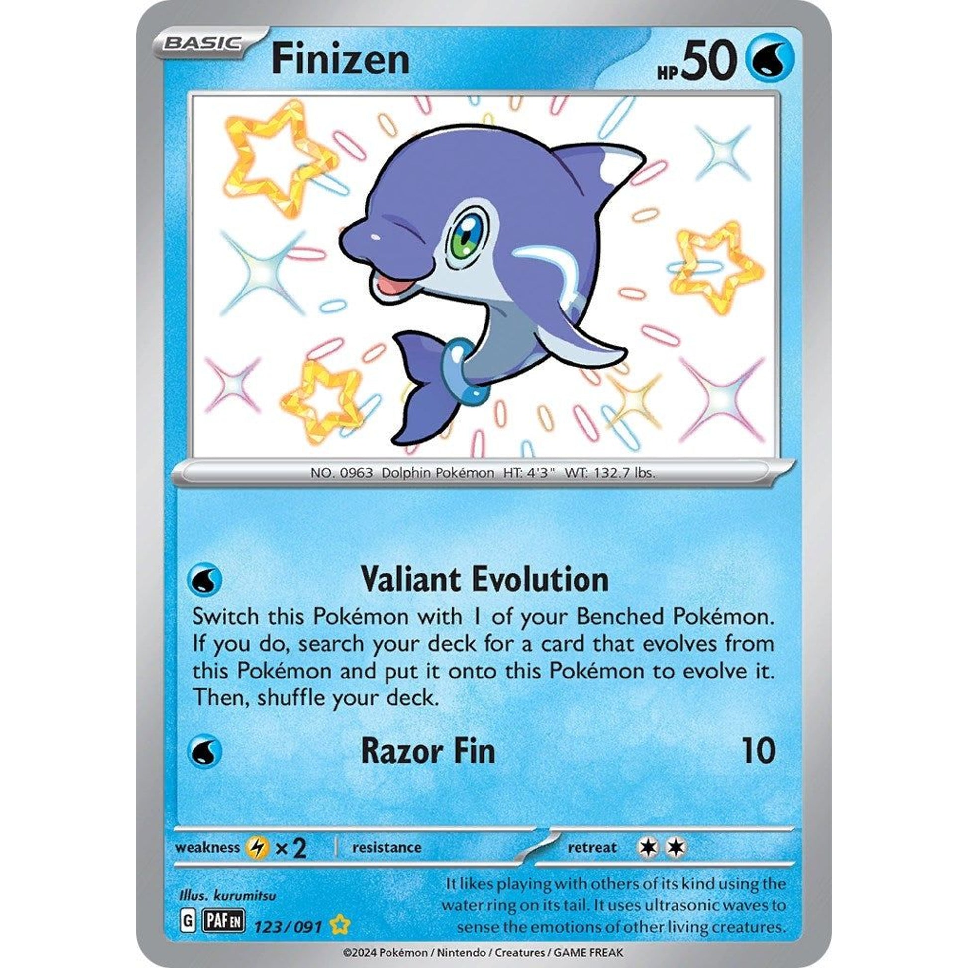 Image for Finizen (123/091) (PAF) - Pokemon
