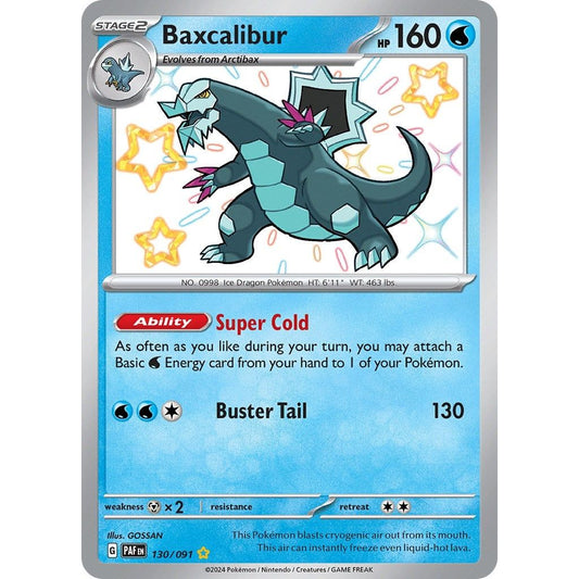 Image for Baxcalibur (130/091) (PAF) - Pokemon