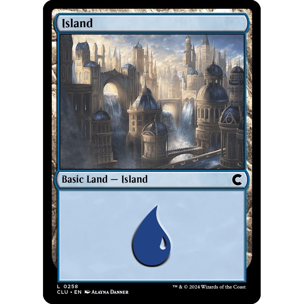 Image for Island (0258) (258) (CLU) - Magic: The Gathering