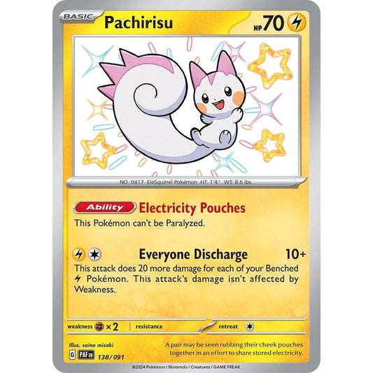 Image for Pachirisu (138/091) (PAF) - Pokemon