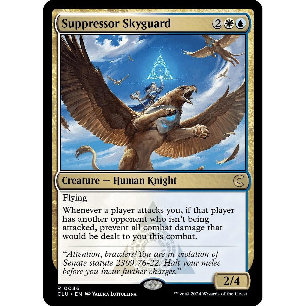 Image for Suppressor Skyguard (46) (CLU) - Magic: The Gathering