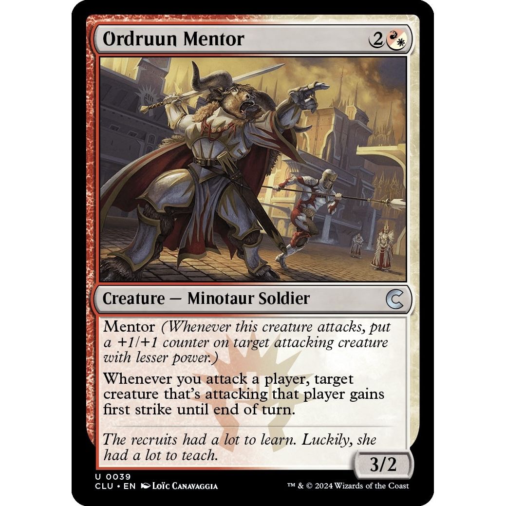 Image for Ordruun Mentor (39) (CLU) - Magic: The Gathering