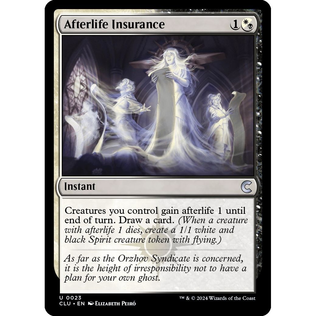 Image for Afterlife Insurance (23) (CLU) - Magic: The Gathering