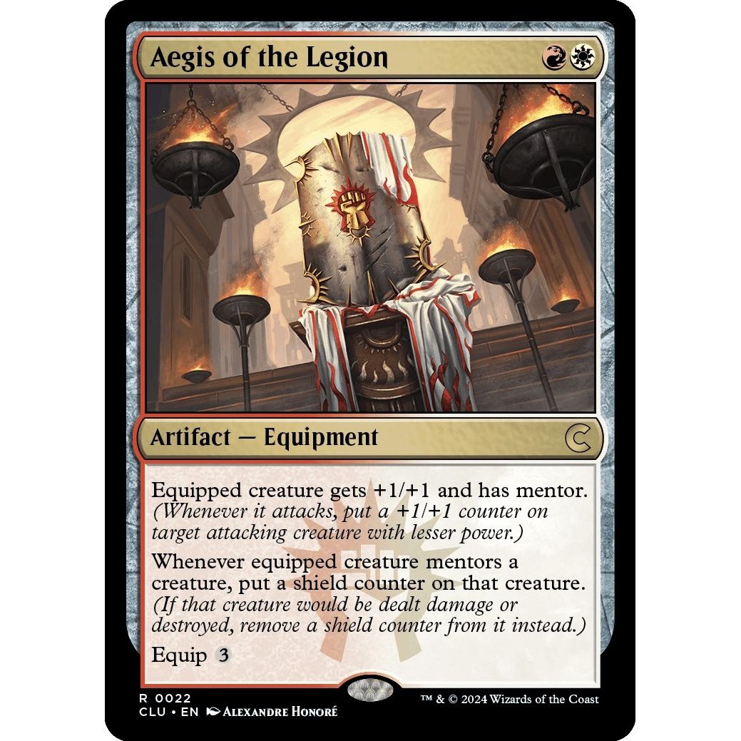 Image for Aegis of the Legion (22) (CLU) - Magic: The Gathering